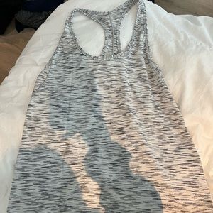 Grey Lululemon Racerback Workout Tank